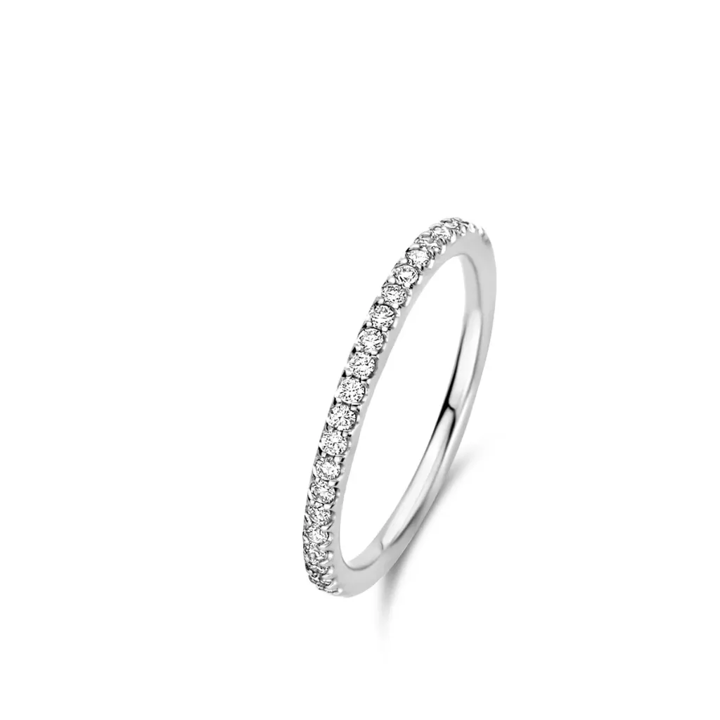 [91Z913/A] Bague One More Ischia Basics en Or Blanc 91Z913/A