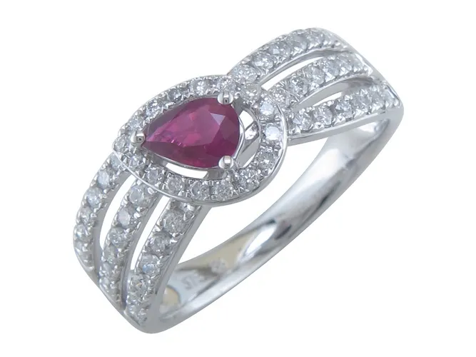 Bague Sélection Cosyns en Or Blanc 18 carats JA4754