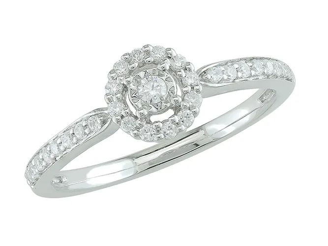 Bague Sélection Cosyns en Or Blanc 18 carats JA5461