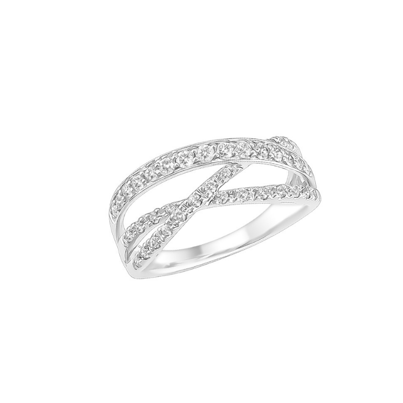 [JA3933] Bague Sélection Cosyns JA3933 Or Blanc 18 carats et diamant
