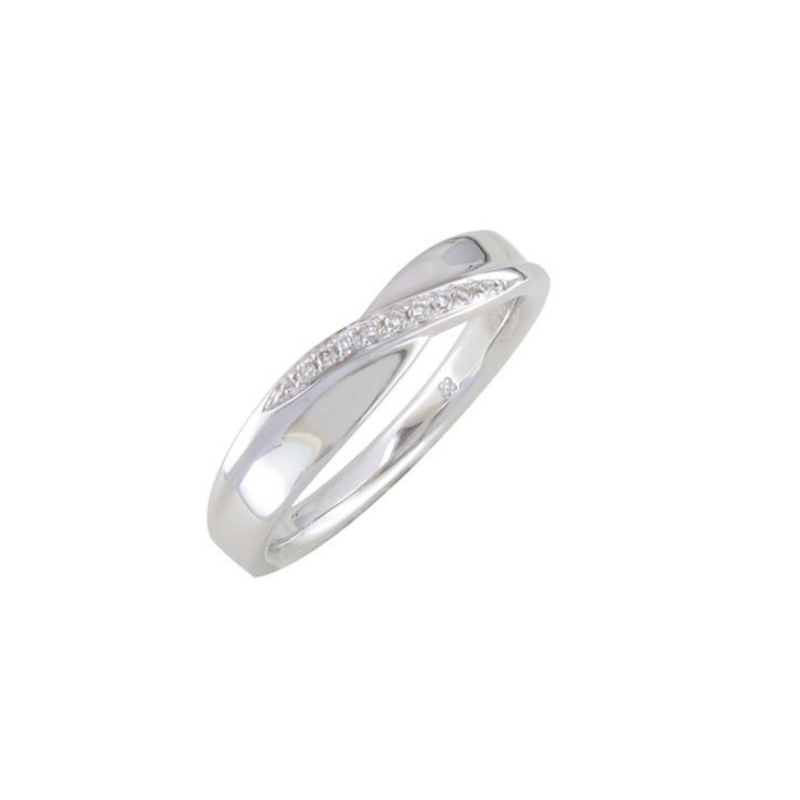 Bague Sélection Cosyns JA3542 Or Blanc 18 carats et diamants