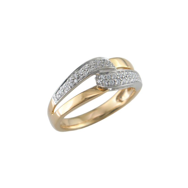 Bague Sélection Cosyns JA2227 Or Jaune 18 carats et diamants