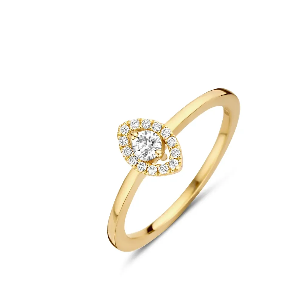 [062405/A] Bague One More Salina Diamant sur Or Jaune 062405/A