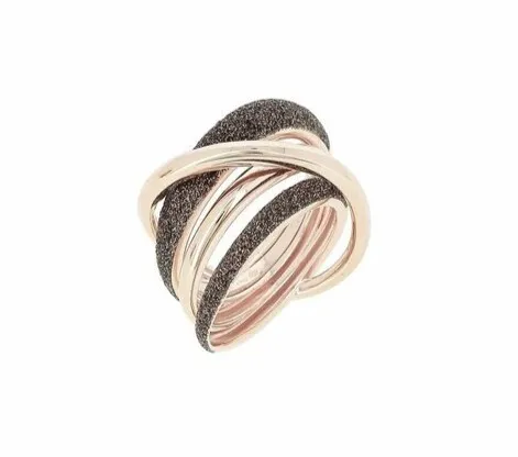 Bague Pesavento Polvere di Sogni en plaqué Or Rose WPLVA1750/S