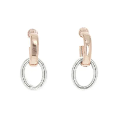 [WELGO063] Boucles d'oreilles Pesavento Bicolores WELGO063
