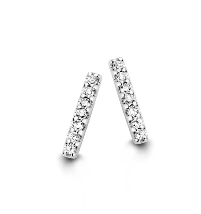 [056647/A] Boucles d'oreilles One More Ischia Basics en Or Blanc 056647/A