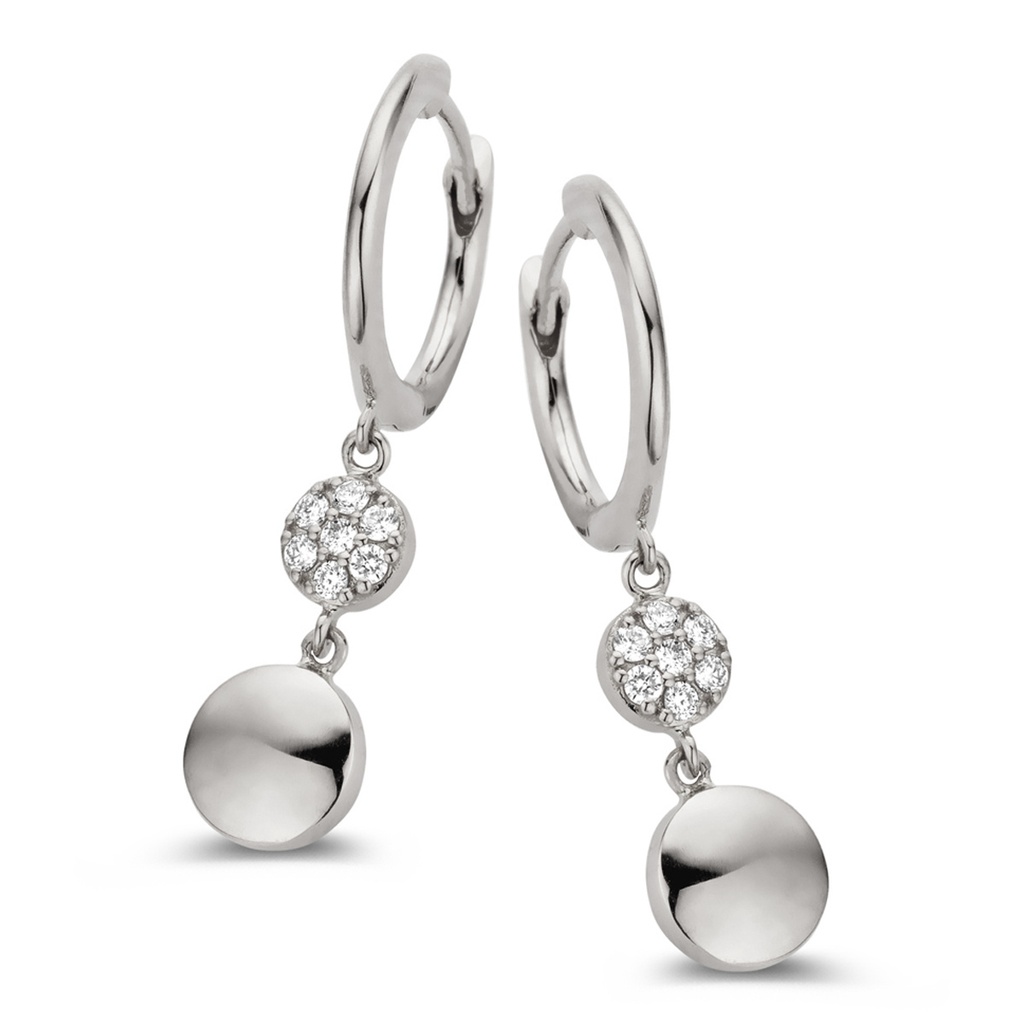 [060452A] Boucles d'oreilles One More Eolo Or Blanc 060452A