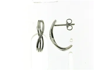 Boucles d'oreilles Sélection Cosyns en Or Blanc 18 carats 057858/A