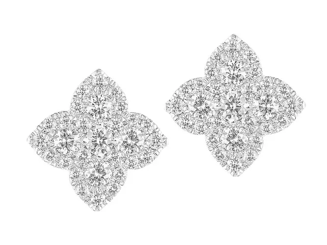 Boucles d'oreilles Sélection Cosyns en Or Blanc 18 carats JA6599