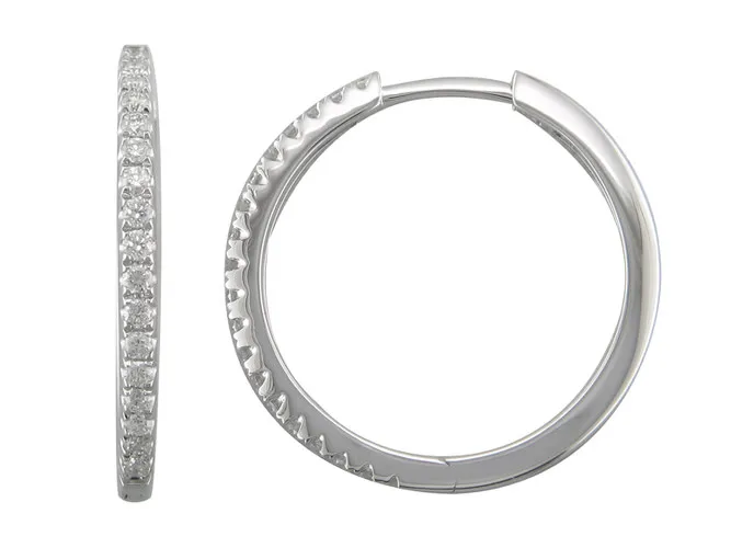 Boucles d'oreilles Sélection Cosyns en Or Blanc 18 carats JA3030