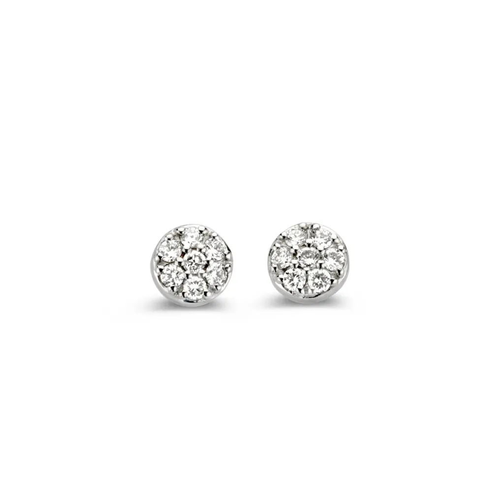 Boucles d'oreilles One More Eolo Or Blanc 93FK04/A
