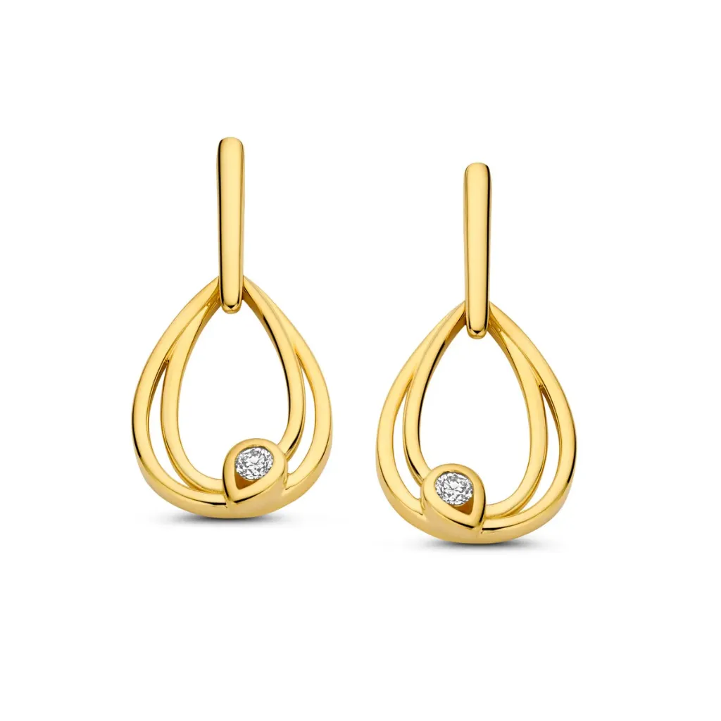 Boucles d'oreilles Sélection Cosyns en Or Jaune 18 carats 068232/A