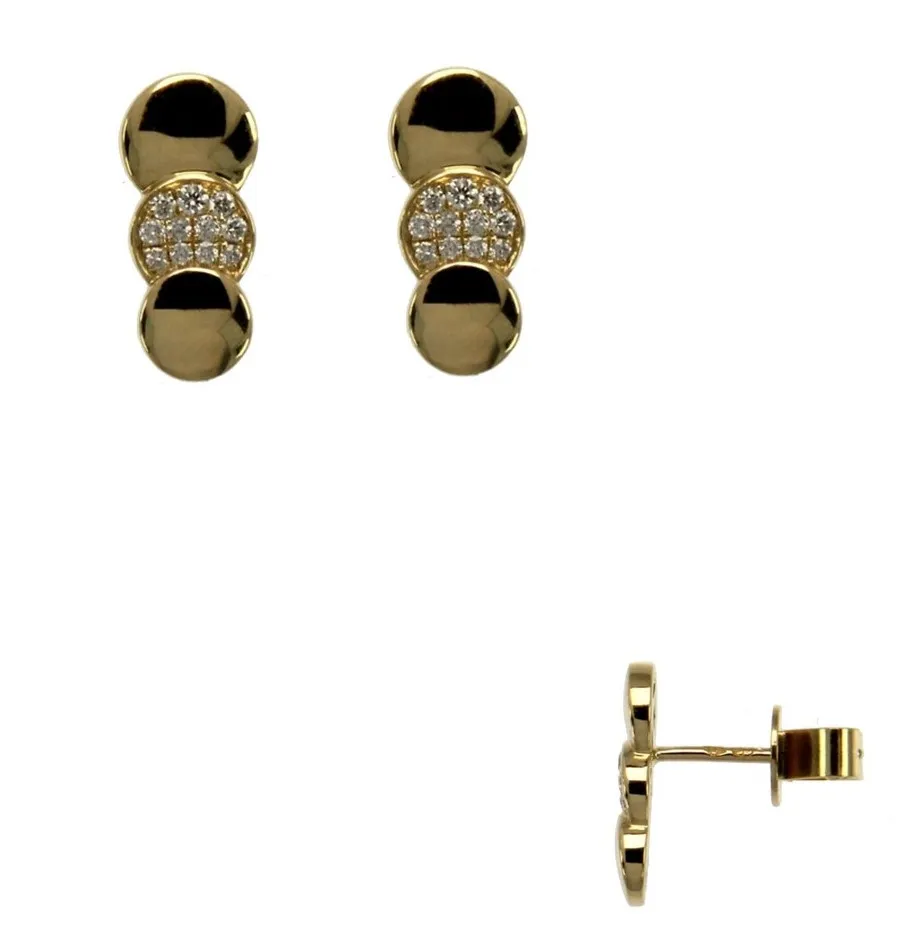 [068625/A] Boucles d'oreilles Sélection Cosyns en Or Jaune 18 carats 068625/A
