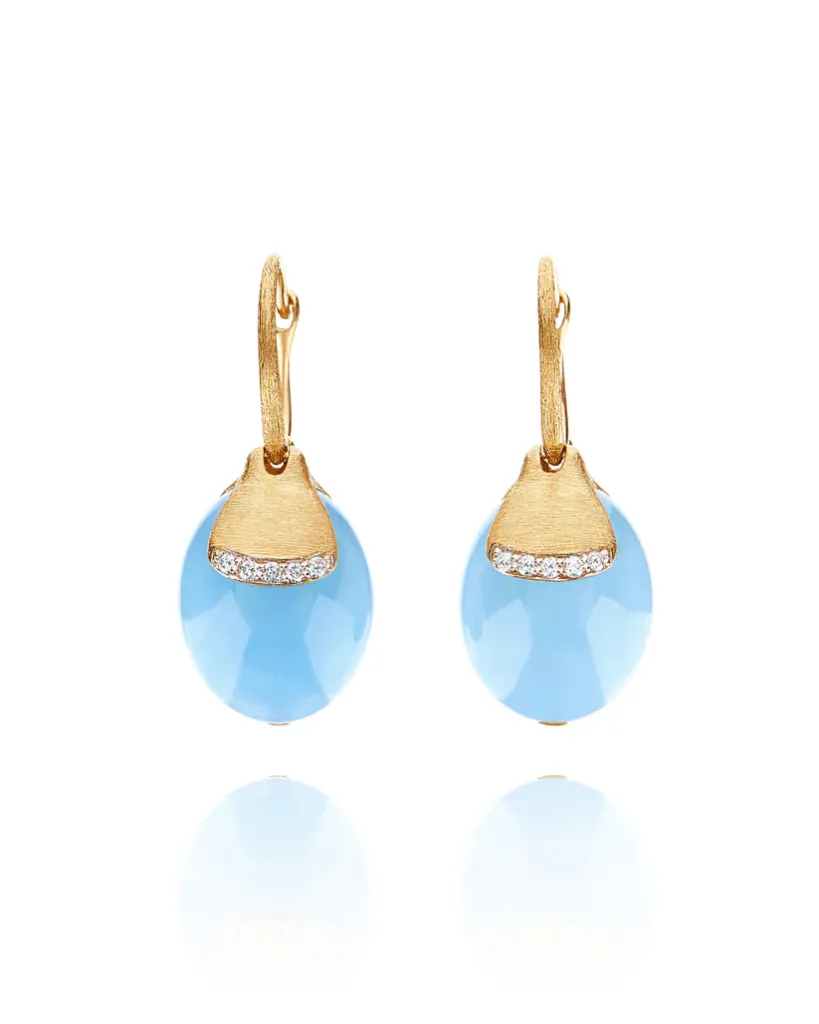 [OS16-587] Boucles d'oreilles Nanis dansant sous la pluie en Or Jaune 18 carats OS16-587