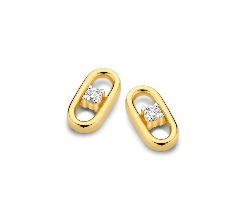 [064166/A] Boucles d'oreilles Sélection Cosyns en Or Jaune 18 carats 064166/A