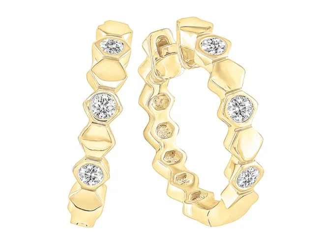 Boucles d'oreilles Sélection Cosyns en Or Jaune 18 carats JA6617