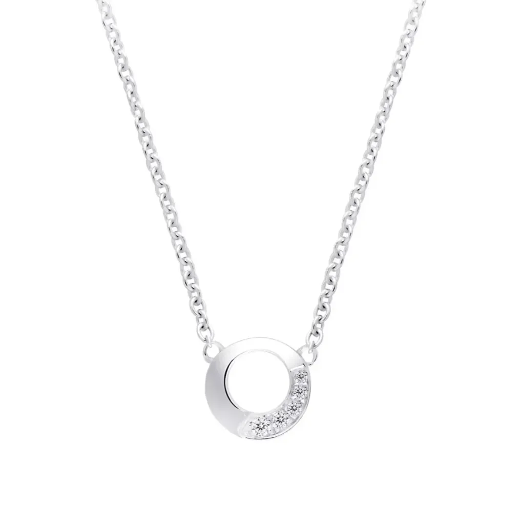 [44AP0043G] Collier Garel Envol en Or Blanc 18 carats 44AP0043G