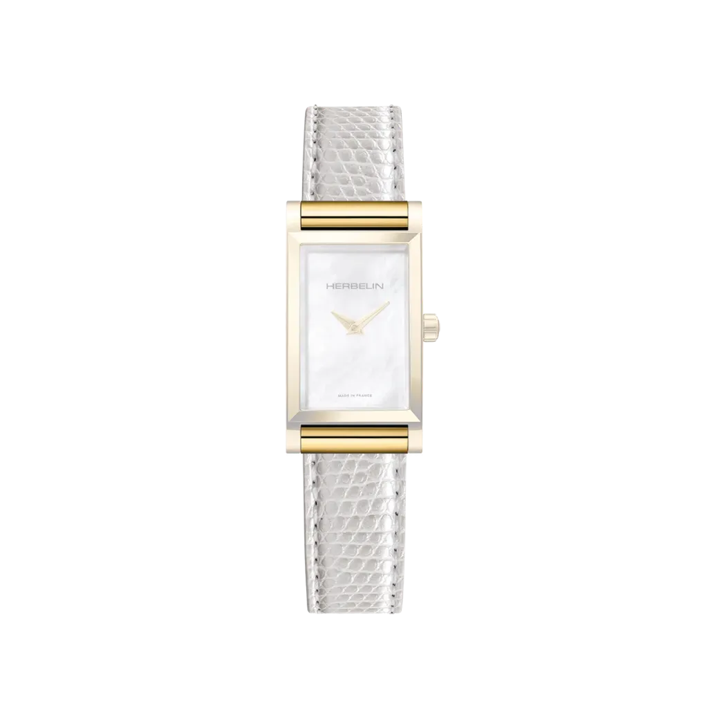 Bracelet Michel Herbelin Antarès Blanc Iguane BRAC17048P19