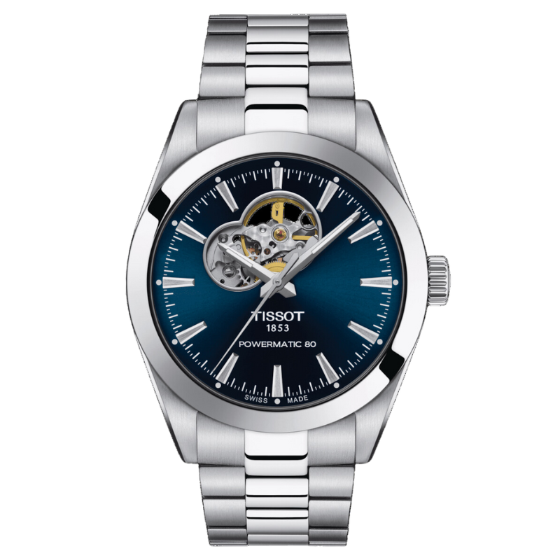 [T127.407.11.041.01] Montre Tissot T-Classic Gentleman Powermatic 80 Open Heart T127.407.11.041.01