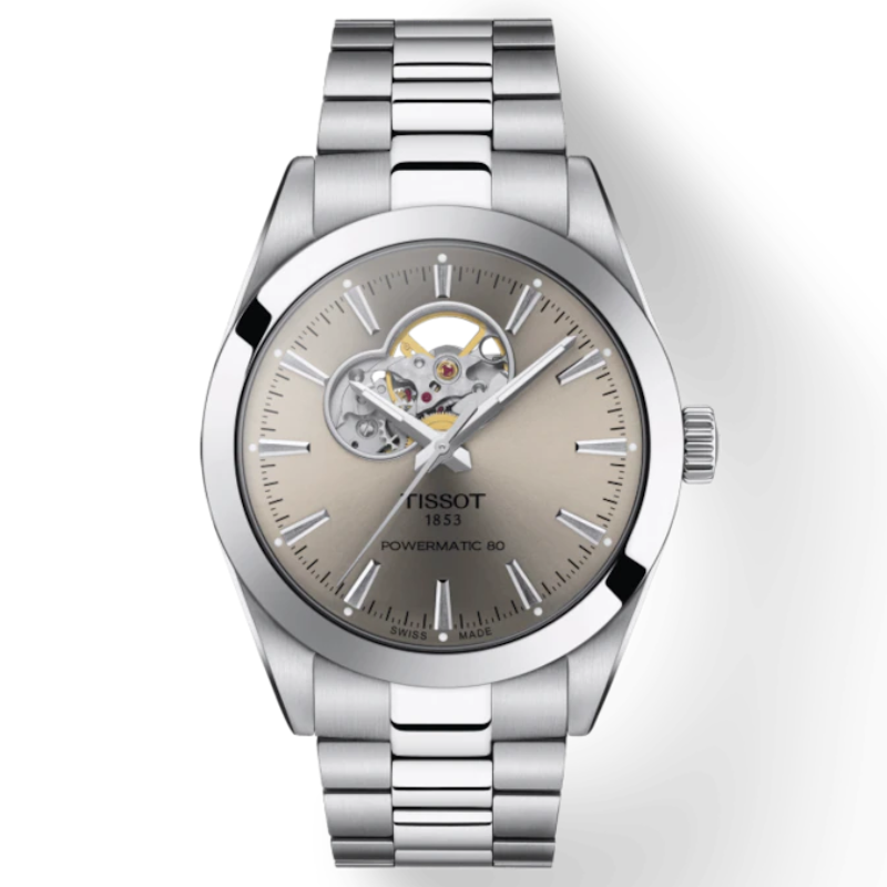 [T127.407.11.081.00] Montre Tissot T-Classic Gentleman Powermatic 80 Open Heart T127.407.11.081.00