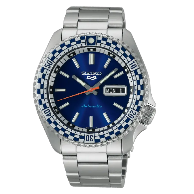 [SRPK65K1] Montre Seiko 5 Sports ‘Checker Flag’ Special Edition SRPK65K1