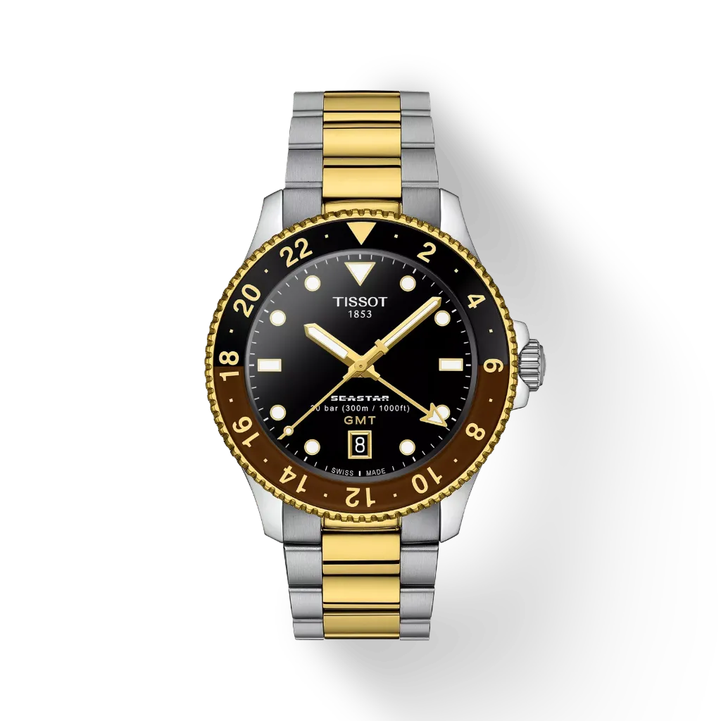 Montre Tissot Seastar 1000 GMT 40mm T120.852.22.051.00