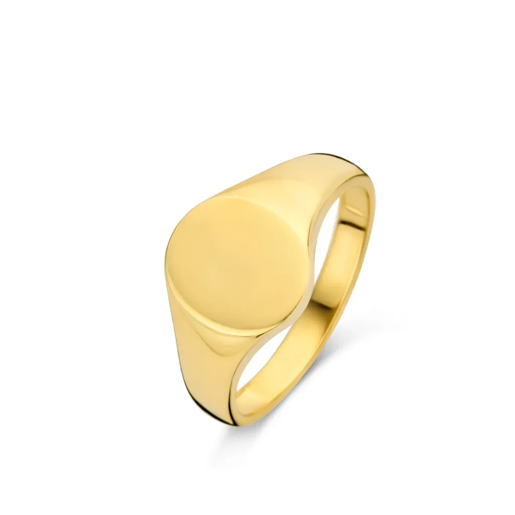[062033] Bague Chevalière en Or jaune 18 ct Sélection Cosyns 062033