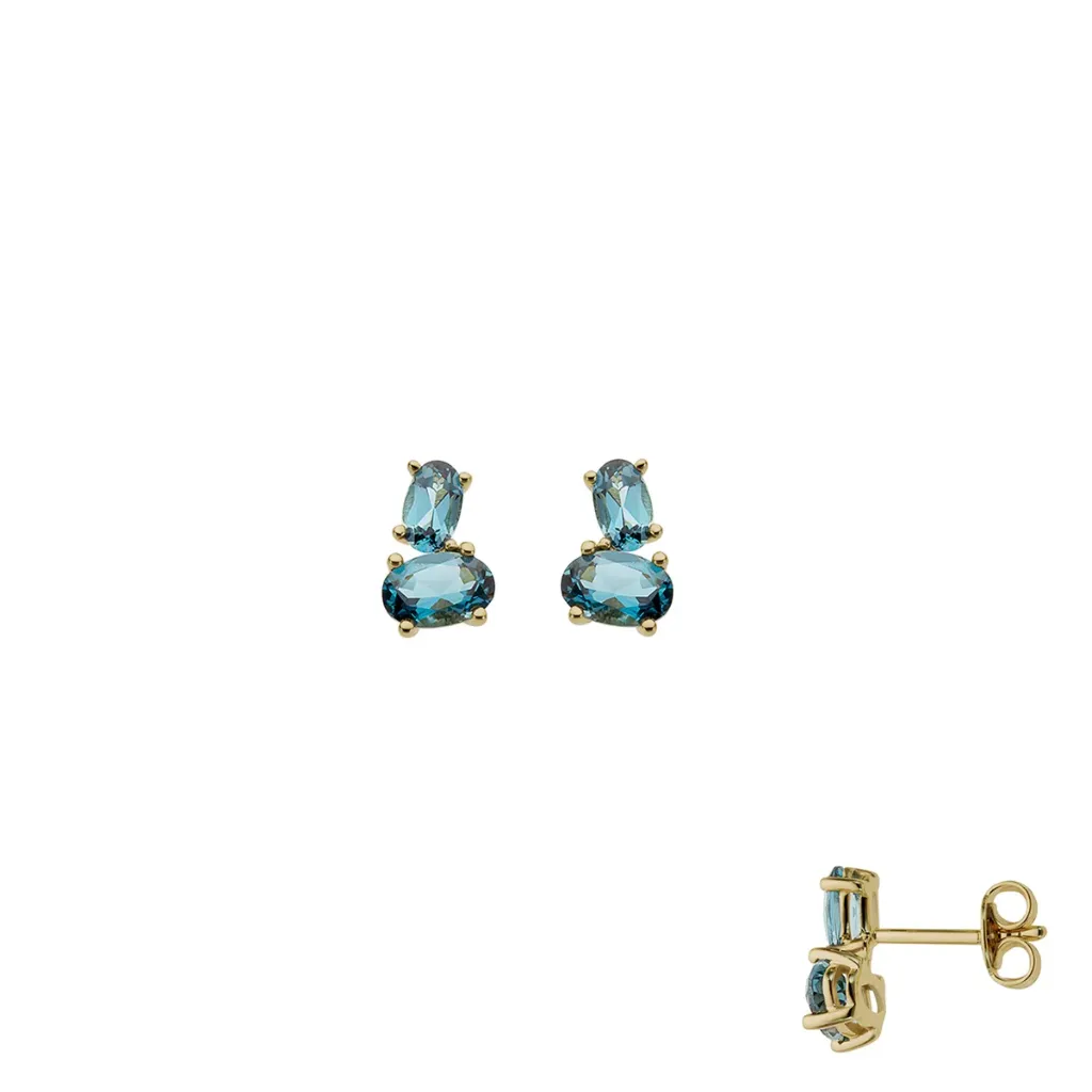 [064803] Boucles d'oreilles en Or jaune 18 ct Sélection Cosyns 064803T