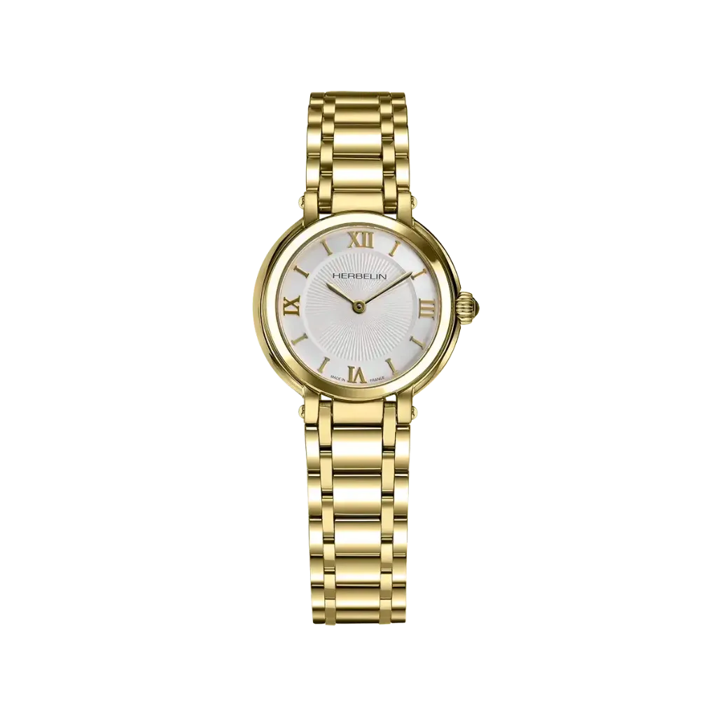 Montre Michel Herbelin Galet - Quartz - PVD Or Jaune 17430BP28